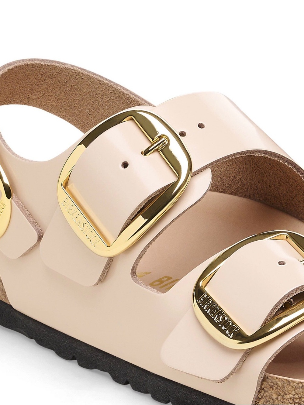 Birkenstock Milano Soft Pink Sandals with Big Buckles - Picture 9 of 11